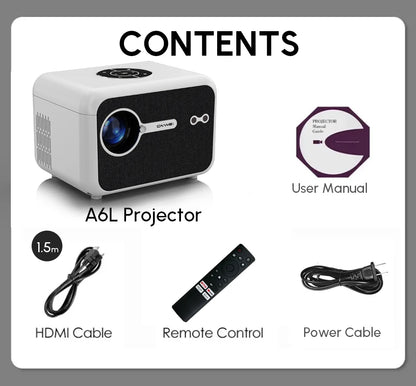 Portable 4K Home Theater Projector