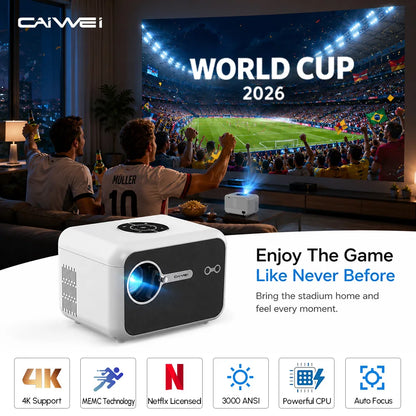 Portable 4K Home Theater Projector