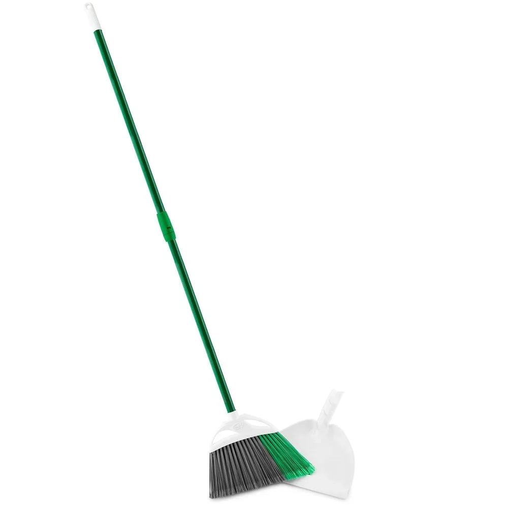 Steel Handle Broom Dustpan Set
