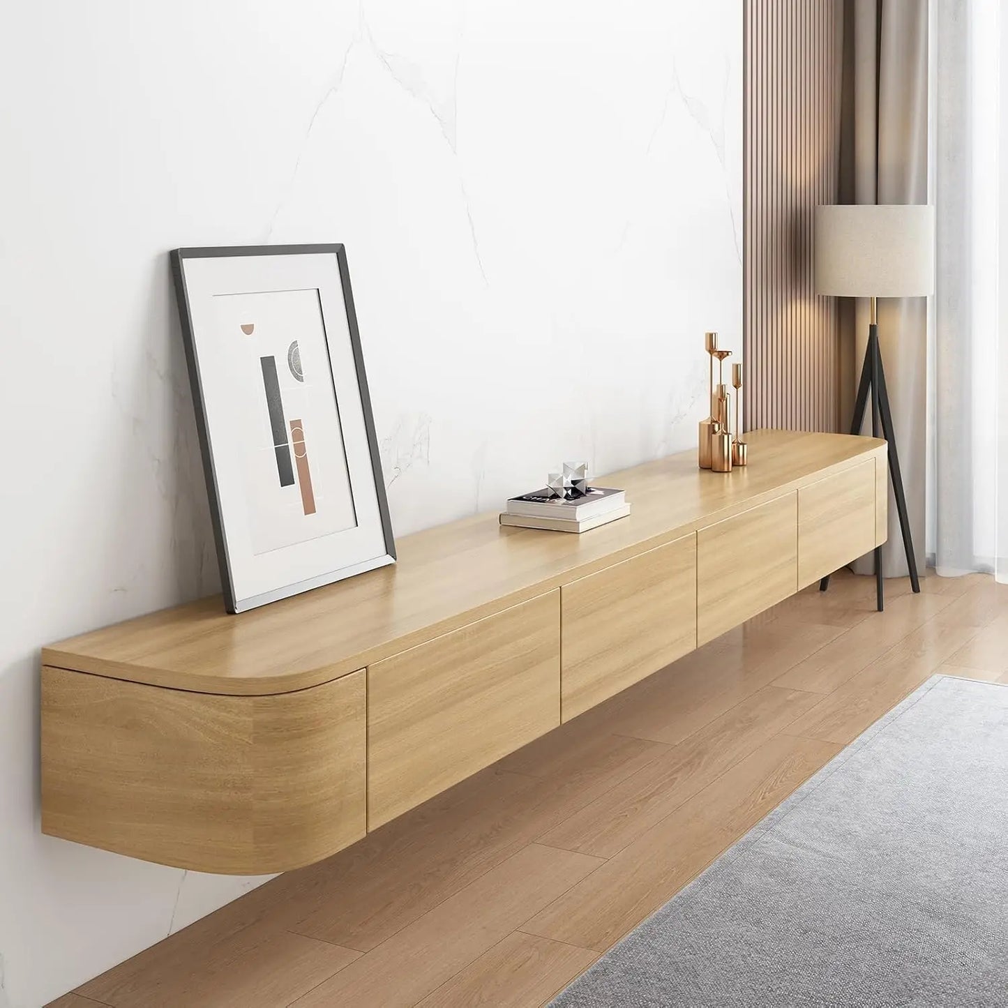 Floating Wall Mounted TV Stand